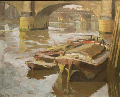 LONDON ARCHES by William John Leech sold for €10,000 at deVeres Auctions