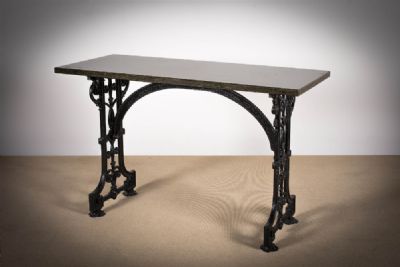 A CAST IRON TABLE at deVeres Auctions