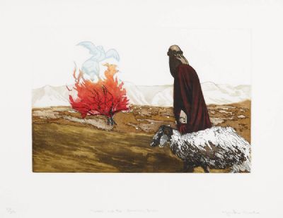 MOSES AND THE BURNING BUSH by Martin Gale  at deVeres Auctions