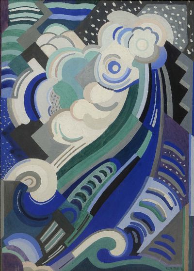 WAVE by Mainie Jellett sold for €12,000 at deVeres Auctions
