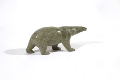 MODEL OF A POLAR BEAR by Inuit sold for €650 at deVeres Auctions