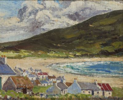 ACHILL ISLAND, KEEL, CO. MAYO by Fergus O'Ryan sold for €900 at deVeres Auctions