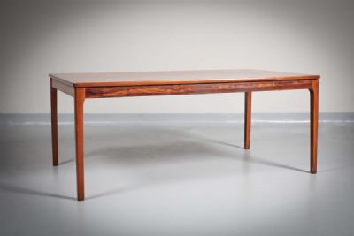 A ROSEWOOD LOW TABLE by Danish sold for €240 at deVeres Auctions