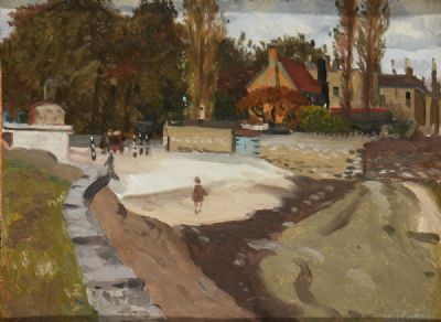BLACKROCK PARK by Maurice MacGonigal sold for €1,800 at deVeres Auctions