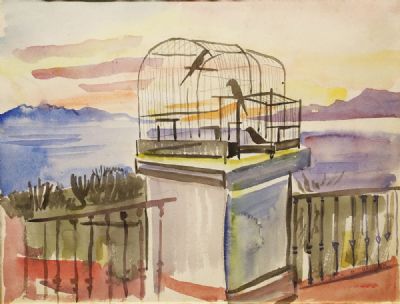 THE BIRDS by Father Jack P. Hanlon sold for €900 at deVeres Auctions