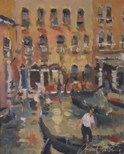 EVENING, VENICE by Liam Treacy sold for €400 at deVeres Auctions