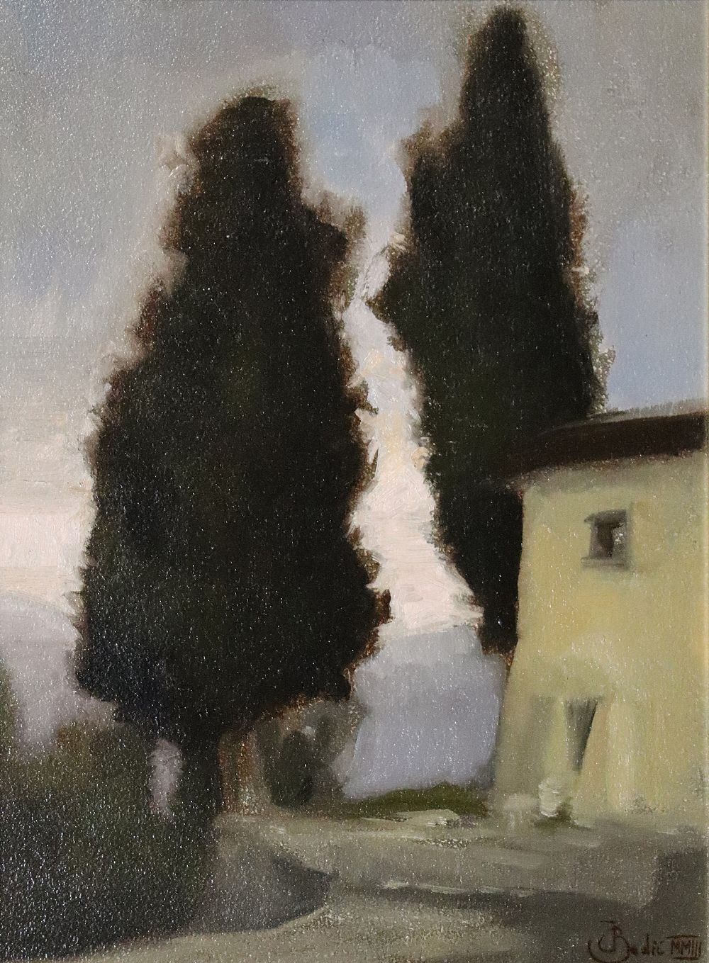 TUSCAN LANDSCAPE by Jura Bedic sold for €480 at deVeres Auctions