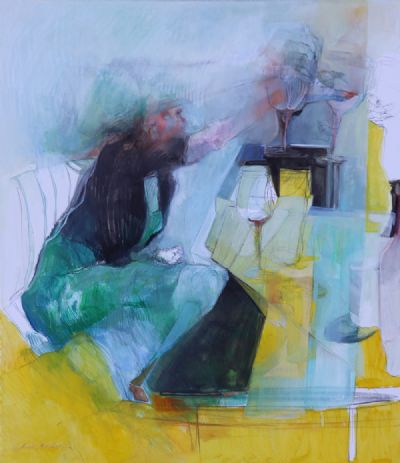 A NIGHT IN DUBLIN (No. 1) by Manar Al Shouha sold for €1,600 at deVeres Auctions