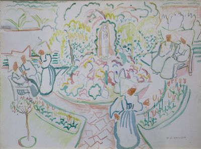 THE NUN'S GARDEN by Father Jack P. Hanlon sold for €440 at deVeres Auctions