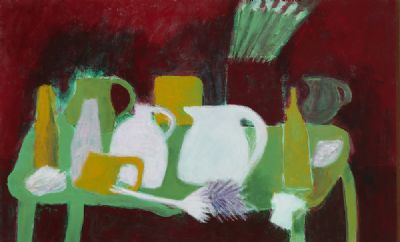 LARGE STILL LIFE by Nancy Wynne-Jones sold for €2,000 at deVeres Auctions