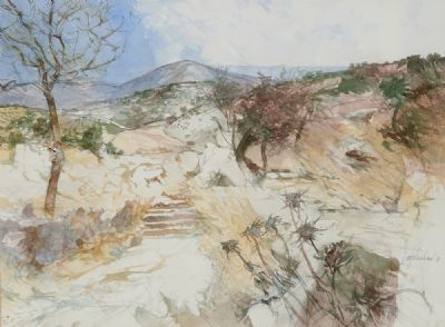 THE PLAIN OF ARGOS, FROM MYCENAE by Terence P. Flanagan sold for €850 at deVeres Auctions