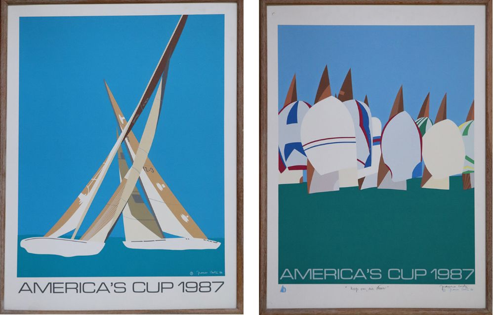AMERICA'S CUP 1987 (2) by Franco Costa sold for €550 at deVeres Auctions