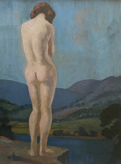 NUDE STANDING by Irish School  at deVeres Auctions