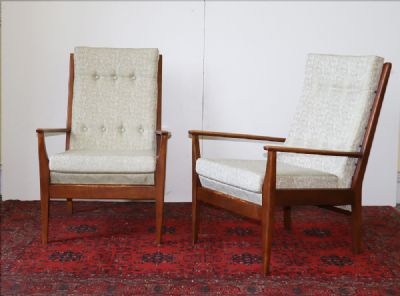 A PAIR OF CINTIQUE CHAIRS, green at deVeres Auctions