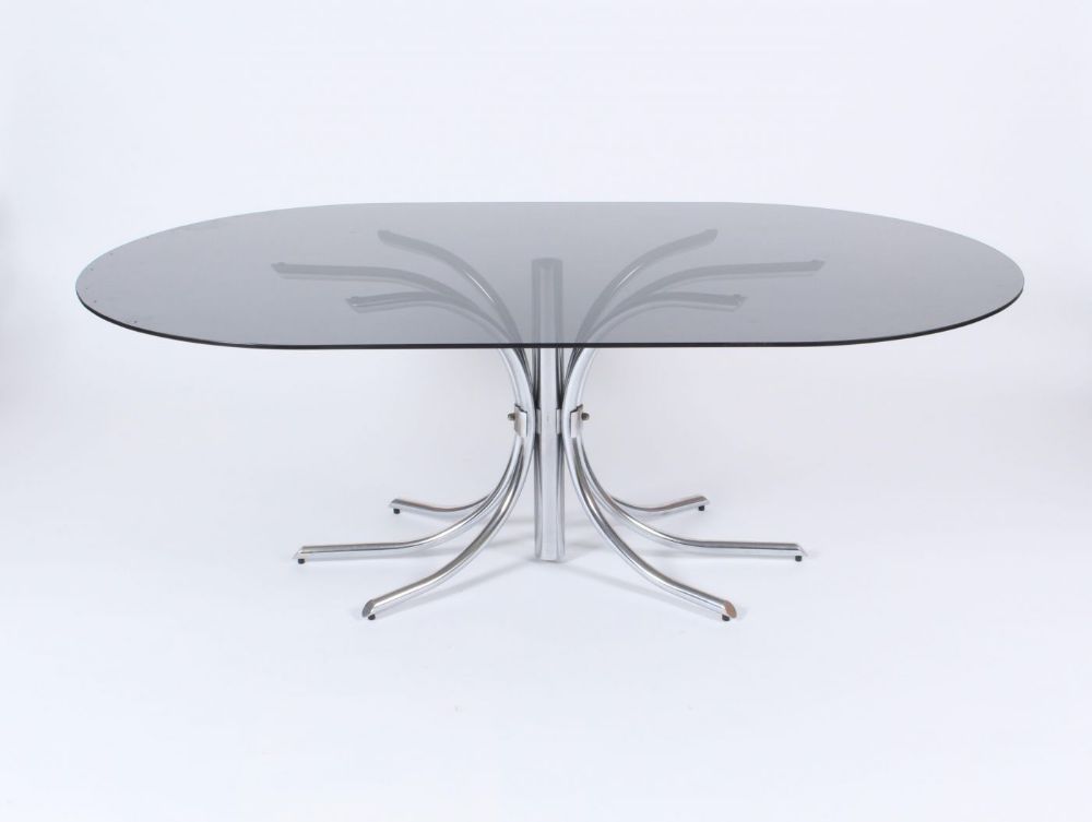 36a by Chrome Plated Dining Table  at deVeres Auctions
