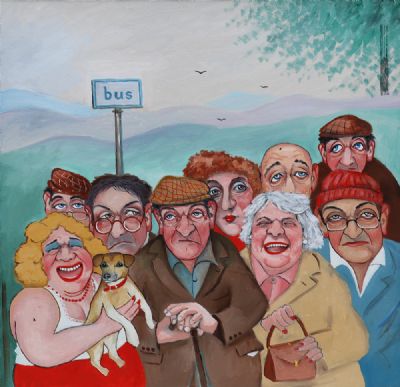 THE LAST BUS by John Schwatschke  at deVeres Auctions