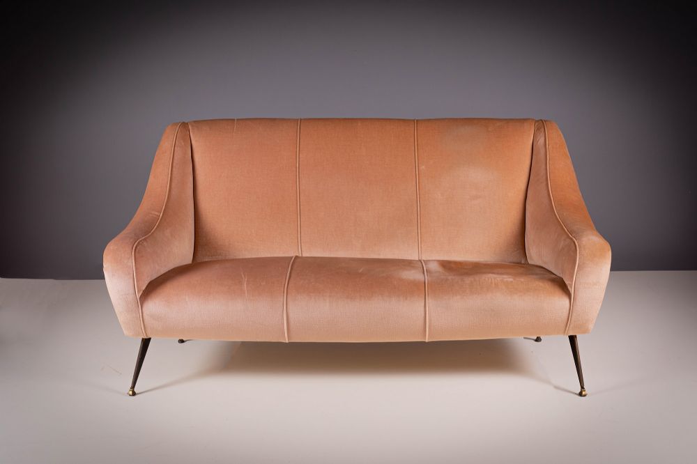 AN UPHOLSTERED SOFA at deVeres Auctions