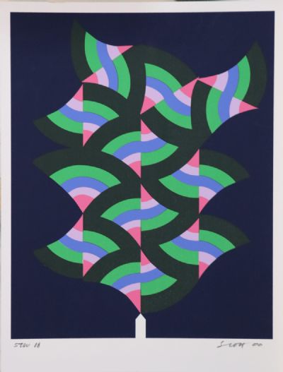 CHRISTMAS CARD FOR SCOTT TALLON WALKER, 2000 by Patrick Scott  at deVeres Auctions