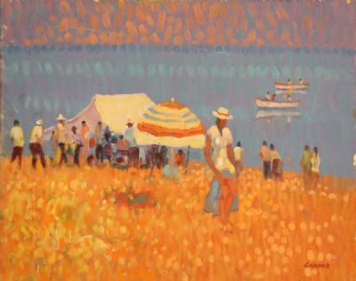 BEACH DAY by Desmond Carrick  at deVeres Auctions