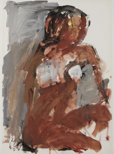 SEATED NUDE by Basil Blackshaw  at deVeres Auctions