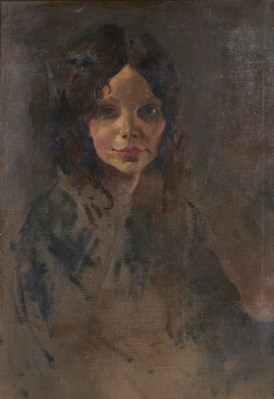 PORTRAIT OF A YOUNG WOMAN by Leo Whelan  at deVeres Auctions