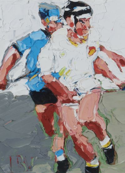 LOOKING FOR THE SLIOTAR by John B Vallely  at deVeres Auctions