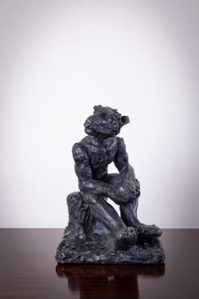 THE BOXING BEAR by Patrick O'Reilly  at deVeres Auctions