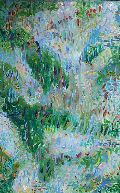 POND IN SPRING by Tony O'Malley  at deVeres Auctions