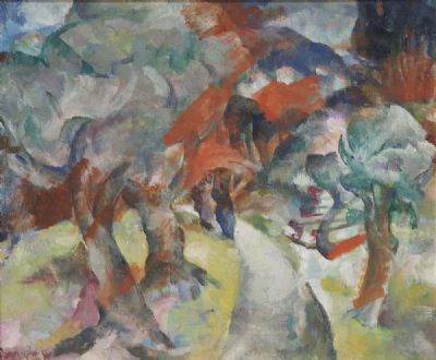 THE WINDING ROAD by Mary Swanzy  at deVeres Auctions