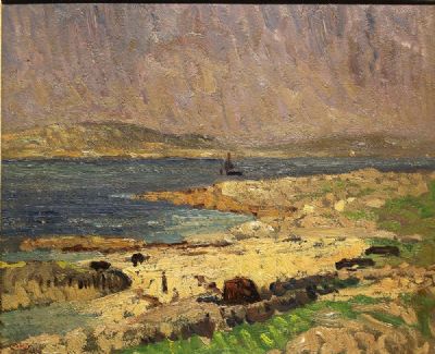 COASTAL LANDSCAPE CONNEMARA by Charles Vincent Lamb sold for €2,200 at deVeres Auctions