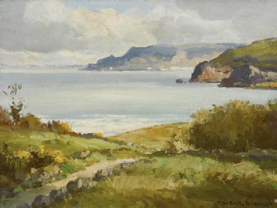 Antrim Coast at Cushendun by Maurice Canning Wilks  at deVeres Auctions