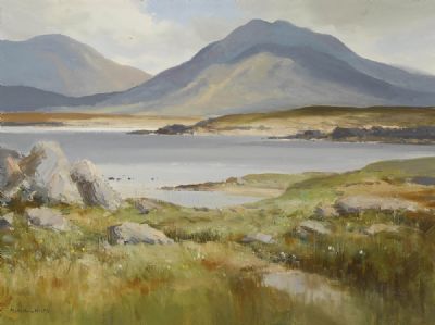 LOUGH DERRYCLARE, CO GALWAY by Maurice Canning Wilks  at deVeres Auctions
