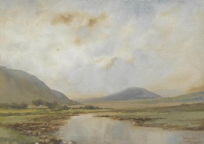 AT LEENANE, CO. GALWAY by Douglas Alexander sold for €400 at deVeres Auctions