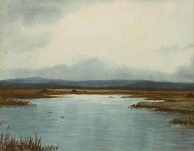 BOG STREAM, CONNEMARA by Douglas Alexander sold for €290 at deVeres Auctions