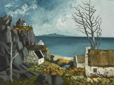 Near Ballyferriter, Co. Kerry by Daniel O'Neill  at deVeres Auctions