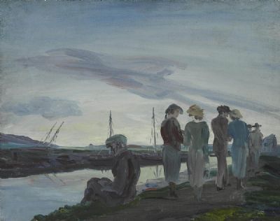 TRALEE by Jack Butler Yeats  at deVeres Auctions