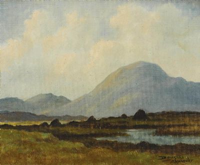 Turf Stacks by Douglas Alexander sold for €1,500 at deVeres Auctions