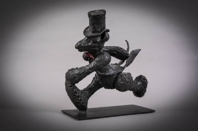 Bear with Top Hat by Patrick O'Reilly  at deVeres Auctions