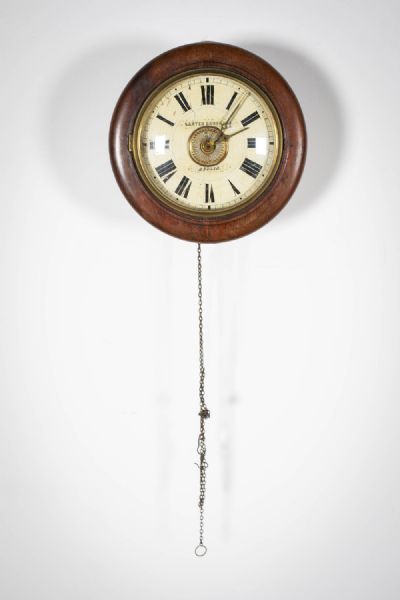 A MAHOGANY FRAMED WALL CLOCK, signed Canter Brothers, Dublin at deVeres Auctions