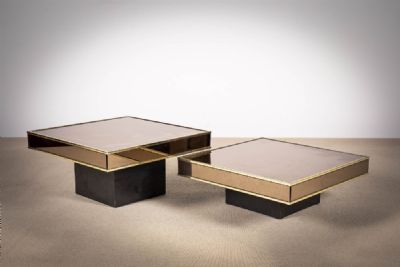 TWO SQUARE LOW TABLES at deVeres Auctions