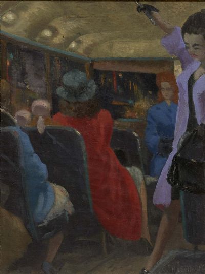 DOLLYMOUNT BUS by Patrick Leonard sold for €800 at deVeres Auctions