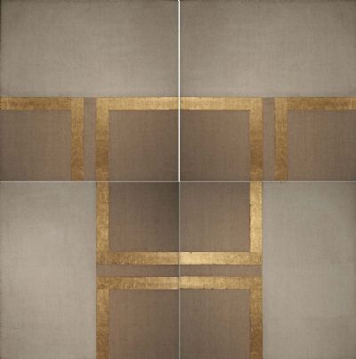 GOLD PAINTING 34, 1965 by Patrick Scott sold for €28,000 at deVeres Auctions