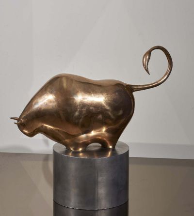 BULL by by Patrick O'Reilly sold for €7,000 at deVeres Auctions
