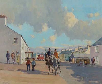 FARMSTEAD, CO DONEGAL by Robert Taylor Carson sold for €850 at deVeres Auctions