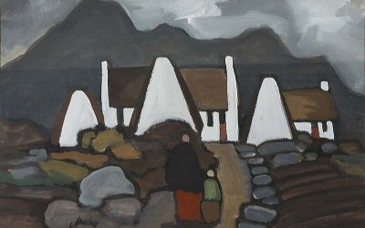 RETURNING HOME by Markey Robinson sold for €1,200 at deVeres Auctions