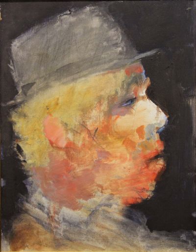 GIRL by Basil Blackshaw sold for €4,000 at deVeres Auctions