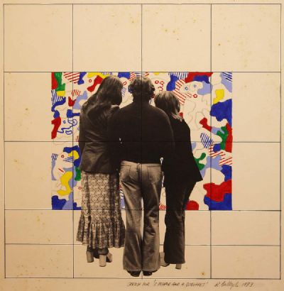 PEOPLE AND A FERNAND LEGER by Robert Ballagh sold for €4,000 at deVeres Auctions