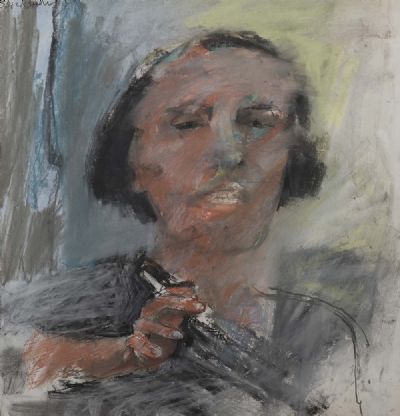 GIRL by Basil Blackshaw sold for €4,000 at deVeres Auctions