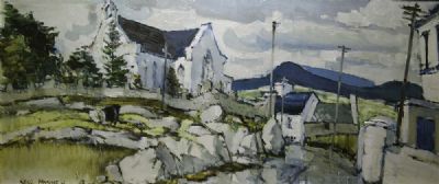 WINTER AFTERNOON, ROUNDSTONE by Cecil Maguire sold for €4,200 at deVeres Auctions