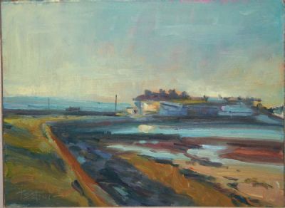 BEACH SANDYMOUNT by Norman J McCaig sold for €700 at deVeres Auctions
